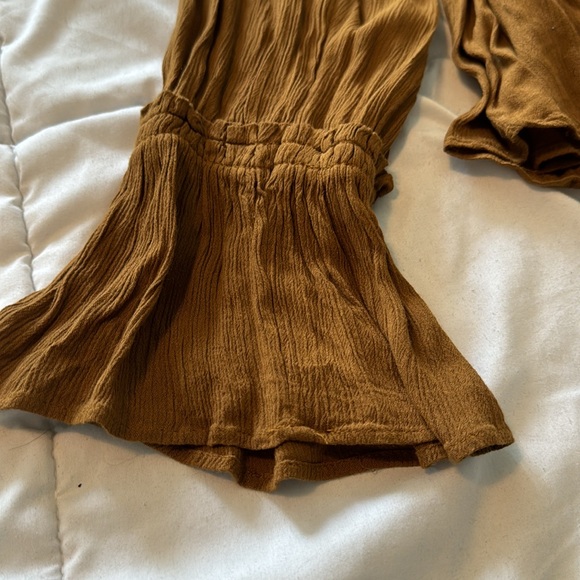 FREE PEOPLE HIGH NECK BLOUSE - Picture 2 of 3